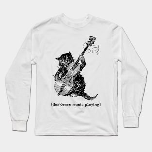 Darkwave Music Playing Long Sleeve T-Shirt